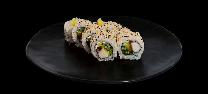 California surimi – rolka sushi w sezamie, Futo Sushi Biała Podlaska