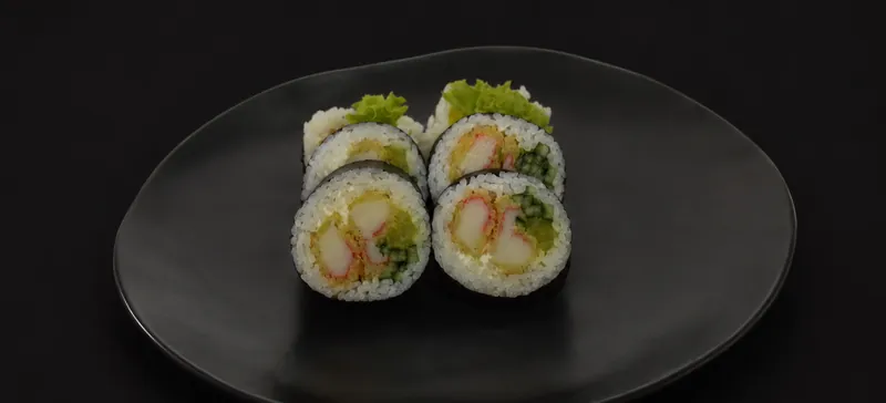 Futomaki surimi w tempurze – rolka sushi, Futo Sushi Biała Podlaska