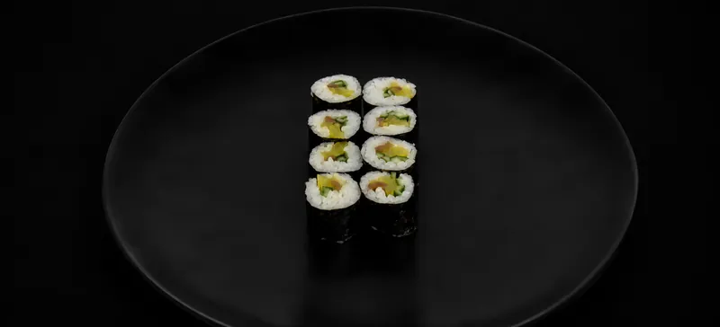 Hosomaki vege mix – cienka rolka sushi, Futo Sushi Biała Podlaska